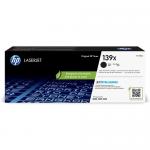 HP 139X didelės talpos LaserJet juoda (Black) tonerio kasetė (~4000 kopijų)