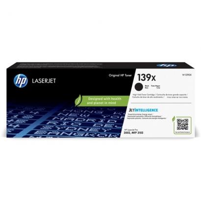 HP 139X didelės talpos LaserJet juoda (Black) tonerio kasetė (~4000 kopijų) 