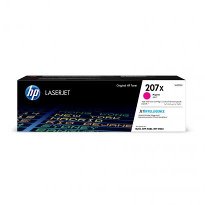 HP 207X originali didelės talpos rausva (Magenta) LaserJet tonerio kasetė (~2450 kopijų) 