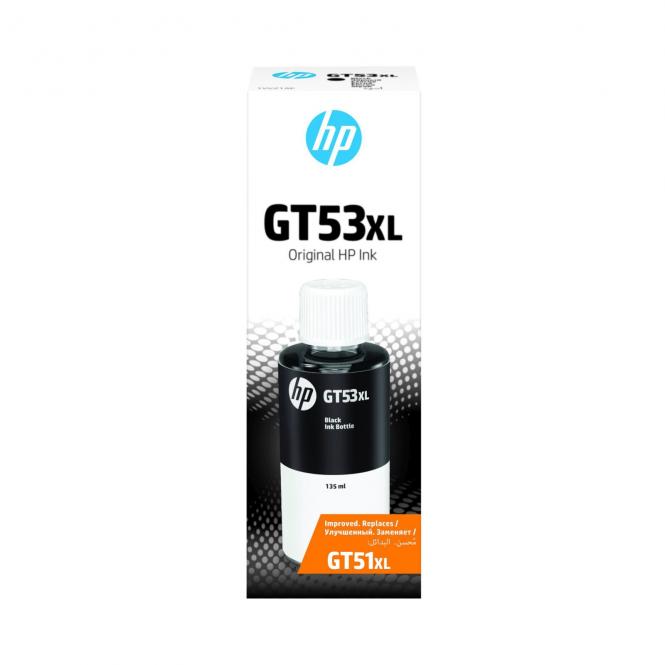 HP GT53 originalaus juodo (Black) rašalo buteliukas 135ml (~6000 kopijų) 