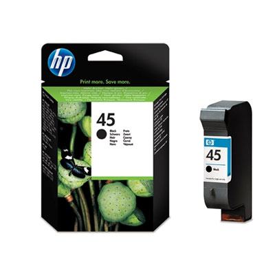 HP 45 didelės talpos juodo (Black) rašalo „Inkjet" spausdinimo kasetė 